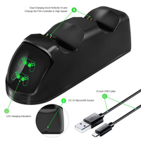 Kontroler PS4 Joypad uchwyt joysticka ładowarka USB podwójna stacja ładująca usb szybki ładująca stacja dokująca do konsoli Playstation 4 PS4 Slim / PS4 Pro 5